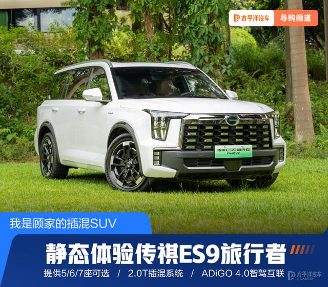 我是顾家的插混SUV 静态体验传祺ES9旅行者