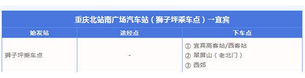 重庆北站南广场汽车站新增多条定制（商务车）班线