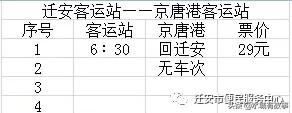 迁安客运站最新时刻表运营表，需要出行的朋友注意啦！