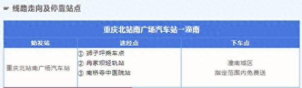 重庆北站南广场汽车站新增多条定制（商务车）班线