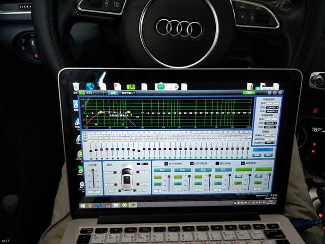 8音度DSP+备胎低音，奥迪Q5音响改装更高效！宜宾新元素汽车装饰