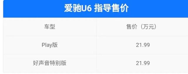 续航超650km，配飞机驾驶舱！爱驰U6上市，21.99万起能刚蔚小理？