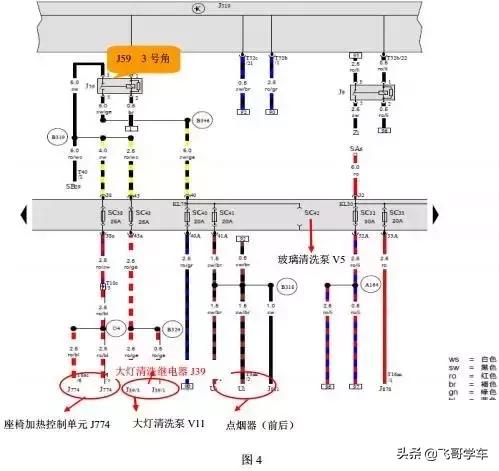 遇到多起，大众CC2.0T 玻璃清洗泵不工作，什么原因？