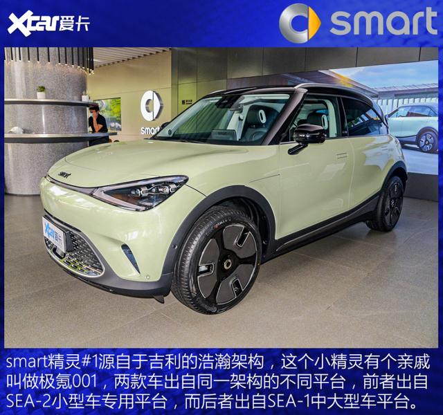 奔驰招牌亮出来，就图个“吉利”？实拍全新smart精灵#1