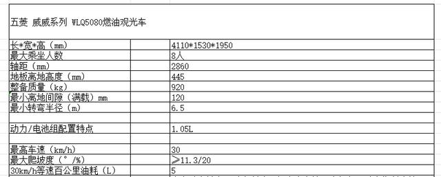 林立五菱威威系列燃油观光车WALQ5080：开启畅游之旅